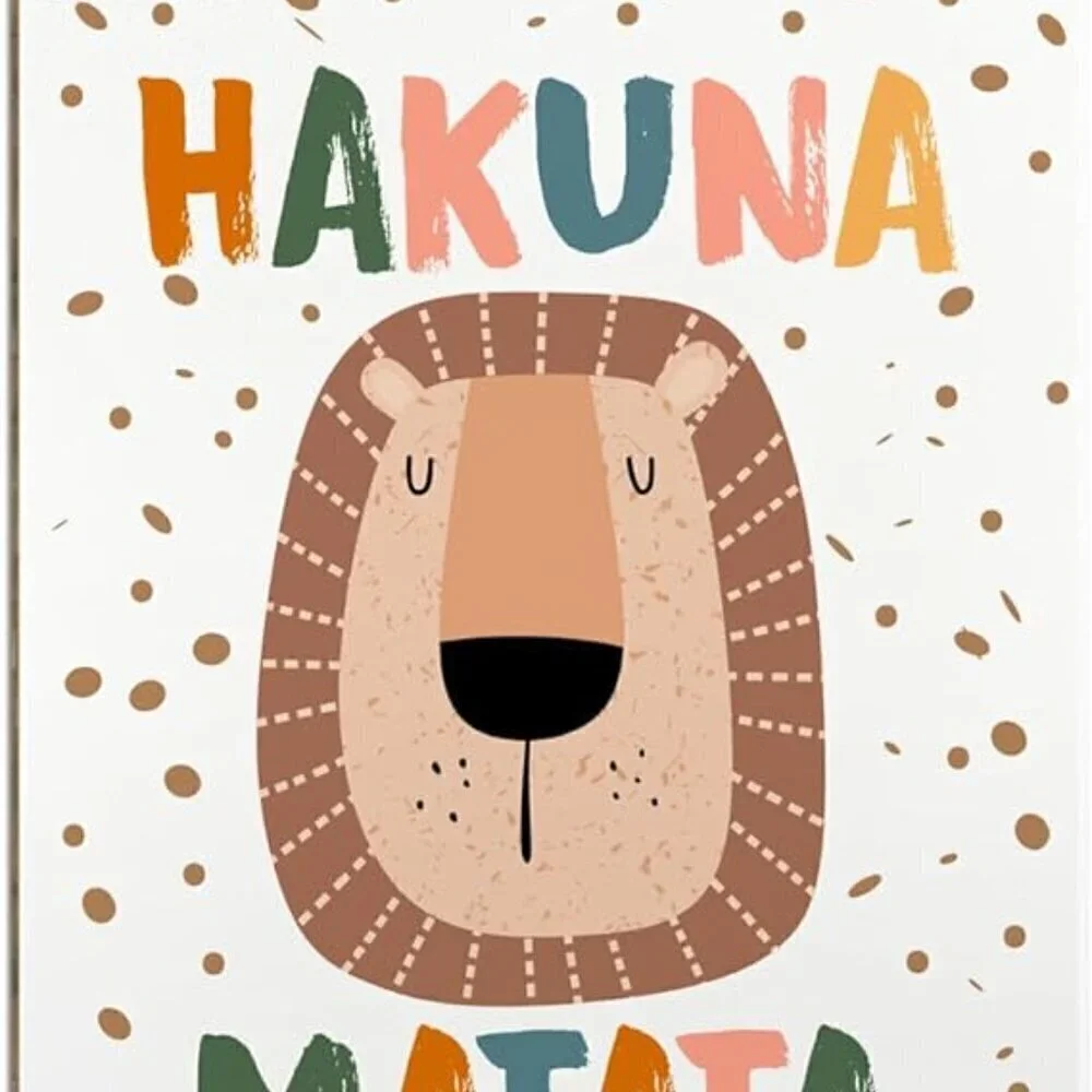 HAKUNA MATATA Wood Wall Decor / BRAND NEW